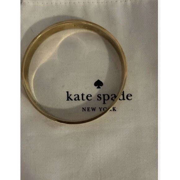 Kate Spade As Good As Gold Bangle Bracelet EUC - Picture 1 of 5
